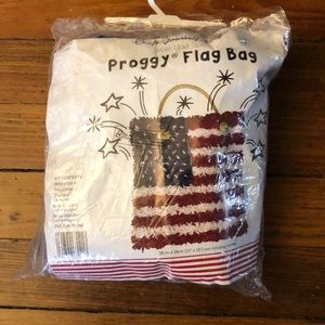 NWOT PROGGY FLAG BAG